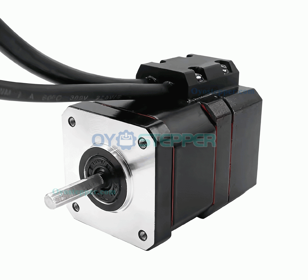 CASUN IP67 Waterproof Nema 17 Stepper Motor 1.8&deg; 1.68A 400mN.m 12V 2 Phase Coaxial Stacked Stepper Motor